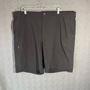 Izod Golf Shorts Mens Size 44 Black Zipper Cargo
